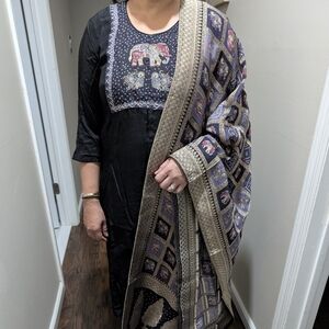 Black Indian Dress - Like New!